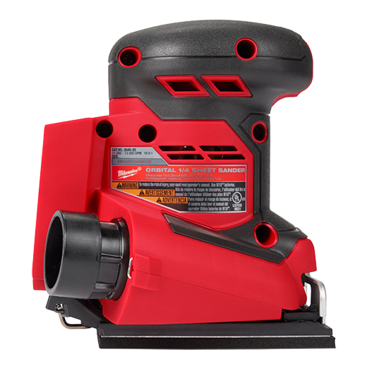 מלטשת אקצנטרית 1/4 מרובעת 18V נטענת Milwaukee 2649-20/M18 BQSS Orbital REDLITHIUM-ION - גוף בלבד
