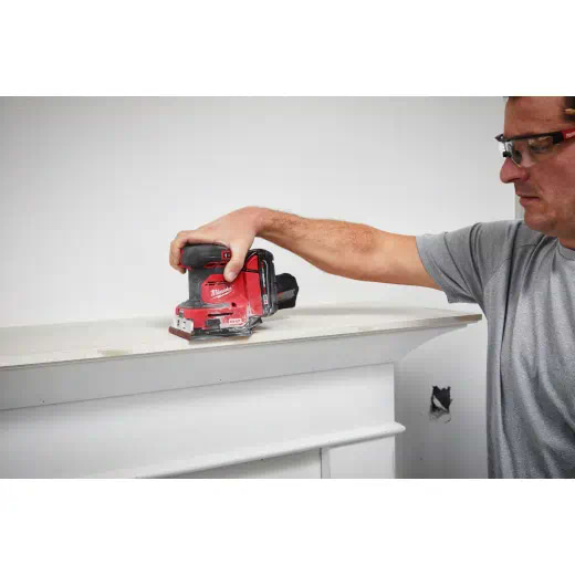 מלטשת אקצנטרית 1/4 מרובעת 18V נטענת Milwaukee 2649-20/M18 BQSS Orbital REDLITHIUM-ION - גוף בלבד
