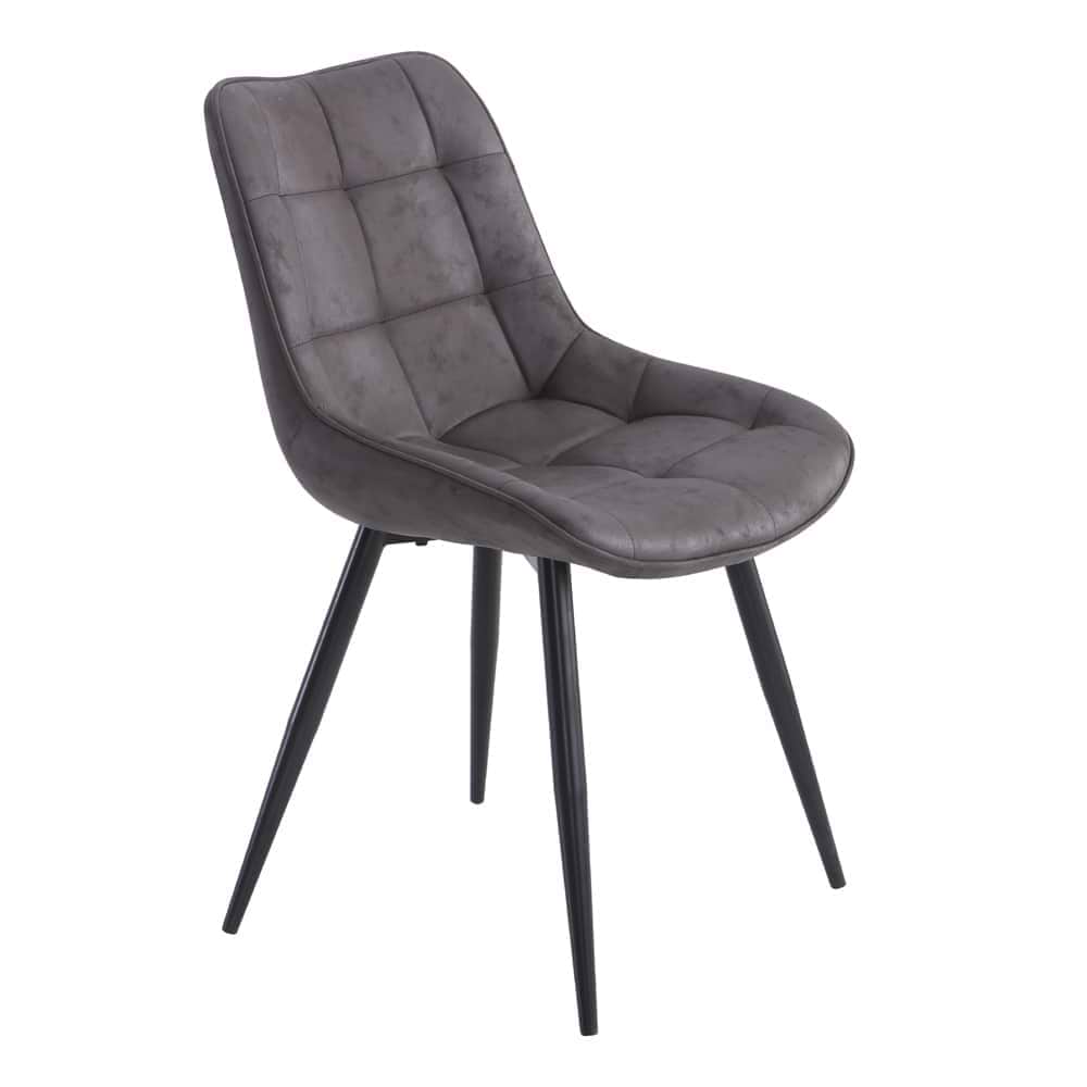 זוג כסאות אוכל גוון אפור אניס HOME DECOR