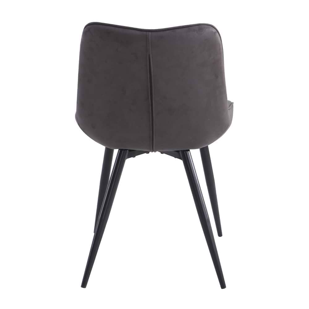 זוג כסאות אוכל גוון אפור אניס HOME DECOR