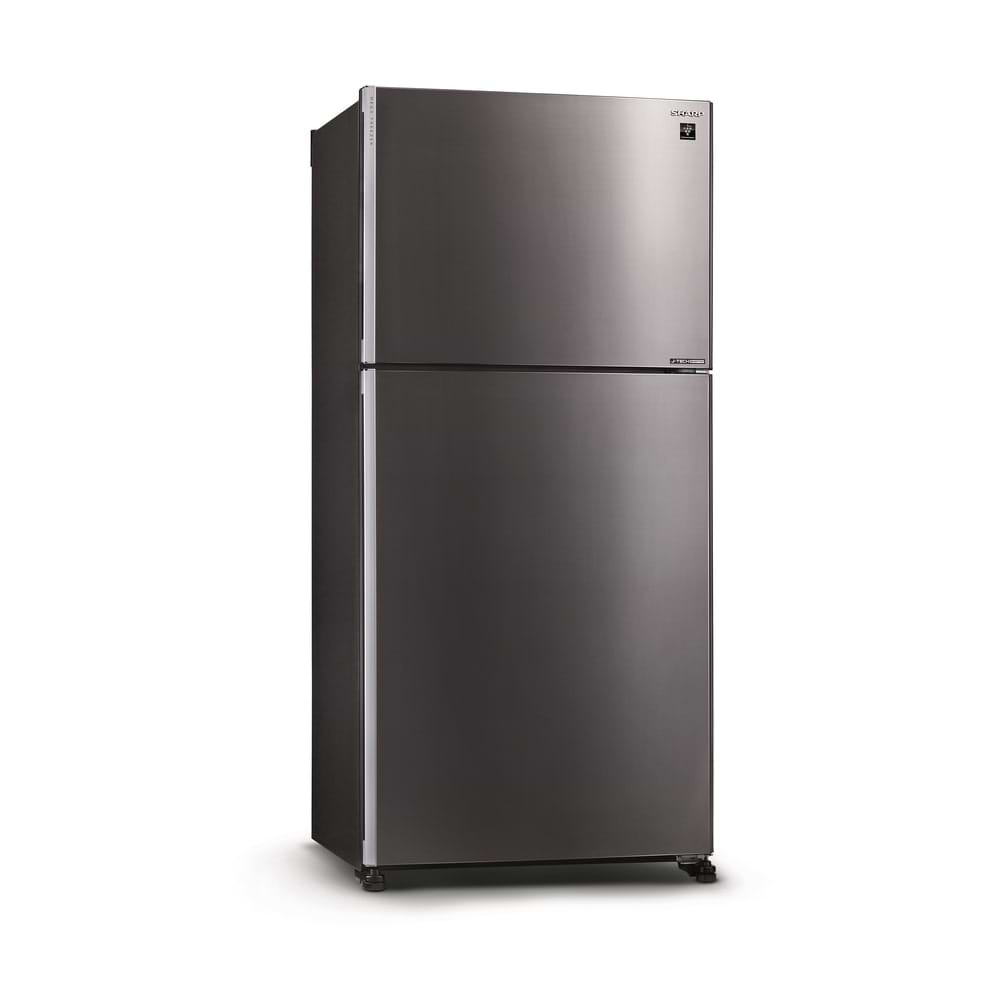 מקרר מקפיא עליון 514 ליטר נטו Sharp 3650 עם התקן שבת מובנה - גימור סילבר מושחר אחריות ע