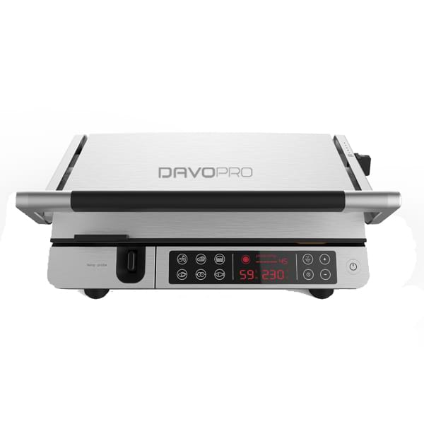 טוסטר לחיצה נירוסטה/ כסוף דגם DAVO DGR-820