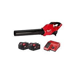 מפוח גדול 18V בראשלס עם 2 סוללות 5AH ומטען 2724-22-5AH / M18 FBL מבית MILWAUKEE