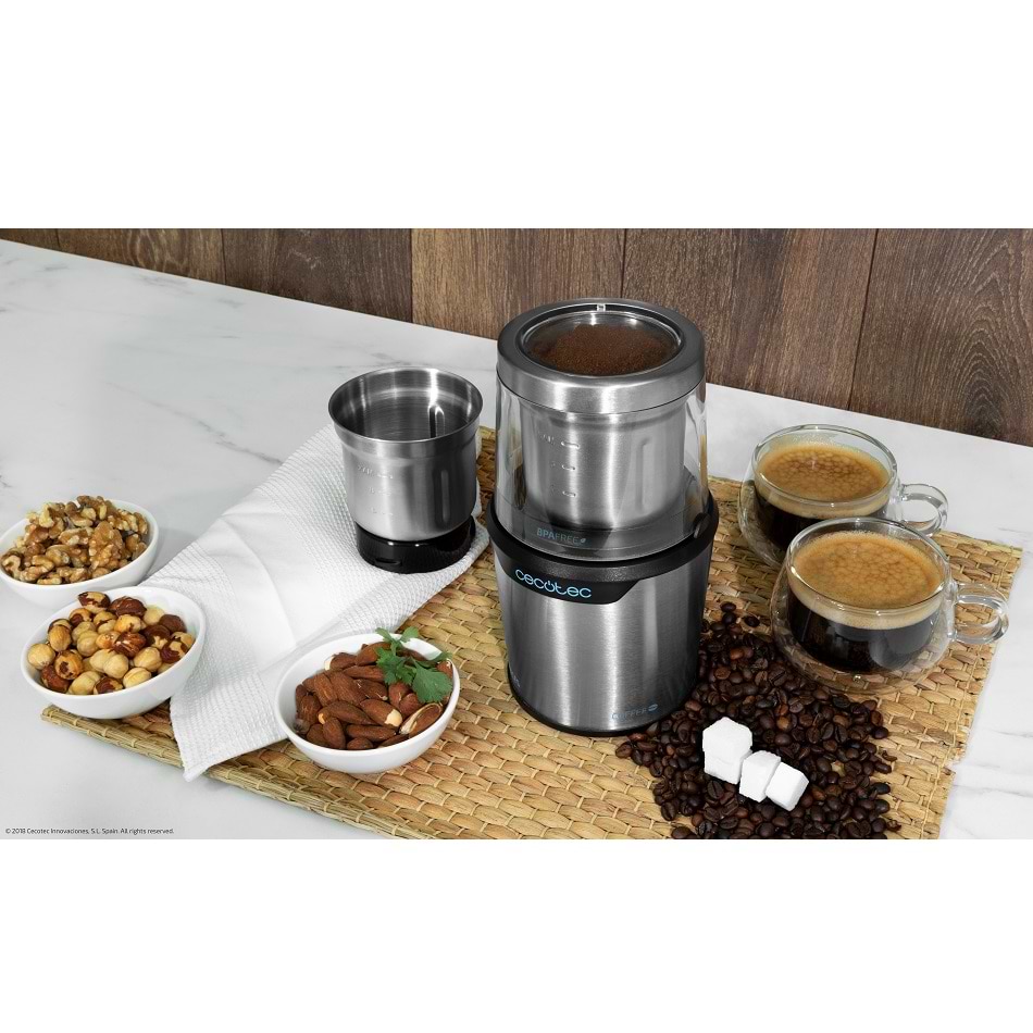 מטחנת קפה ותבלינים TitanMill 300 DuoCleanCecotec