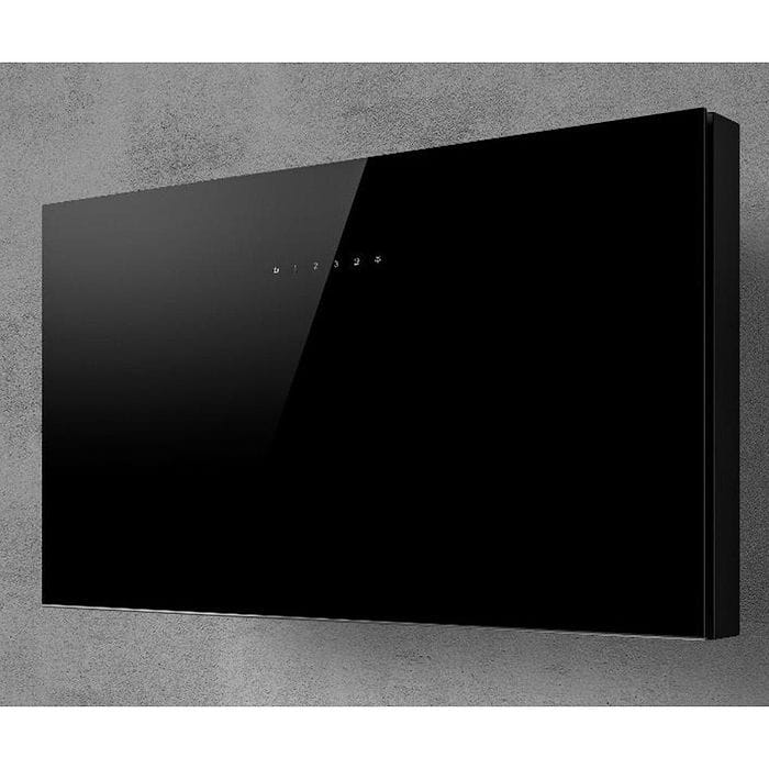 קולט אדים אליקה צמוד קיר שחור PLAT-BLF55