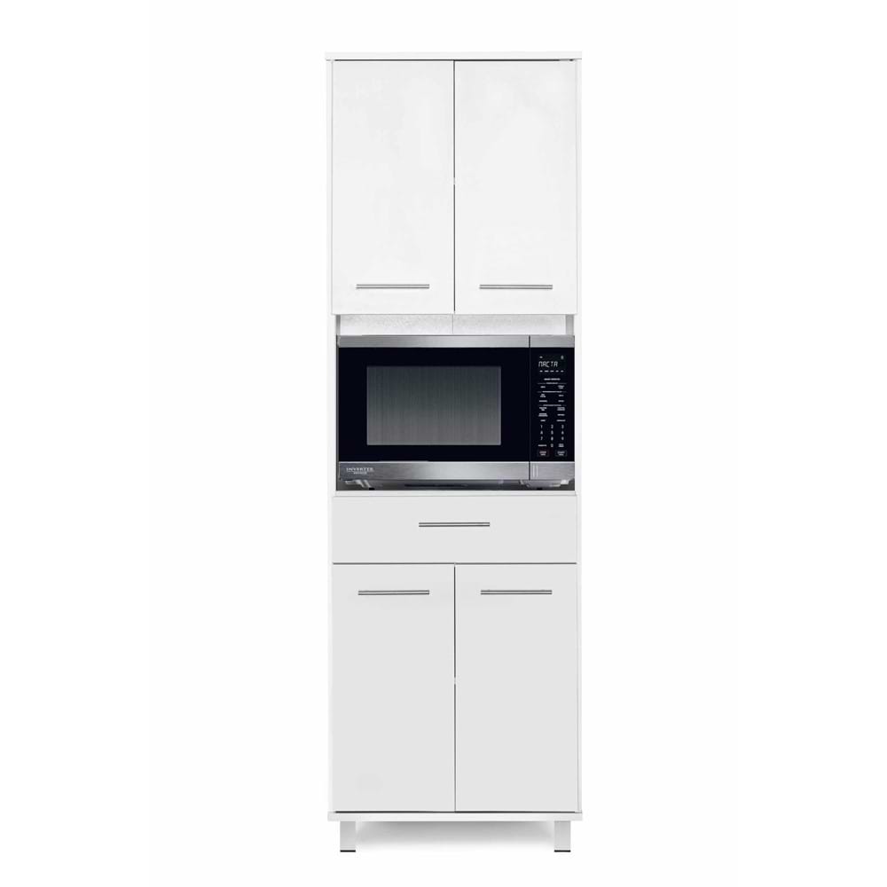 ארון מיקרוגל 4 דלתות ומגירה נשלפת 60 ס