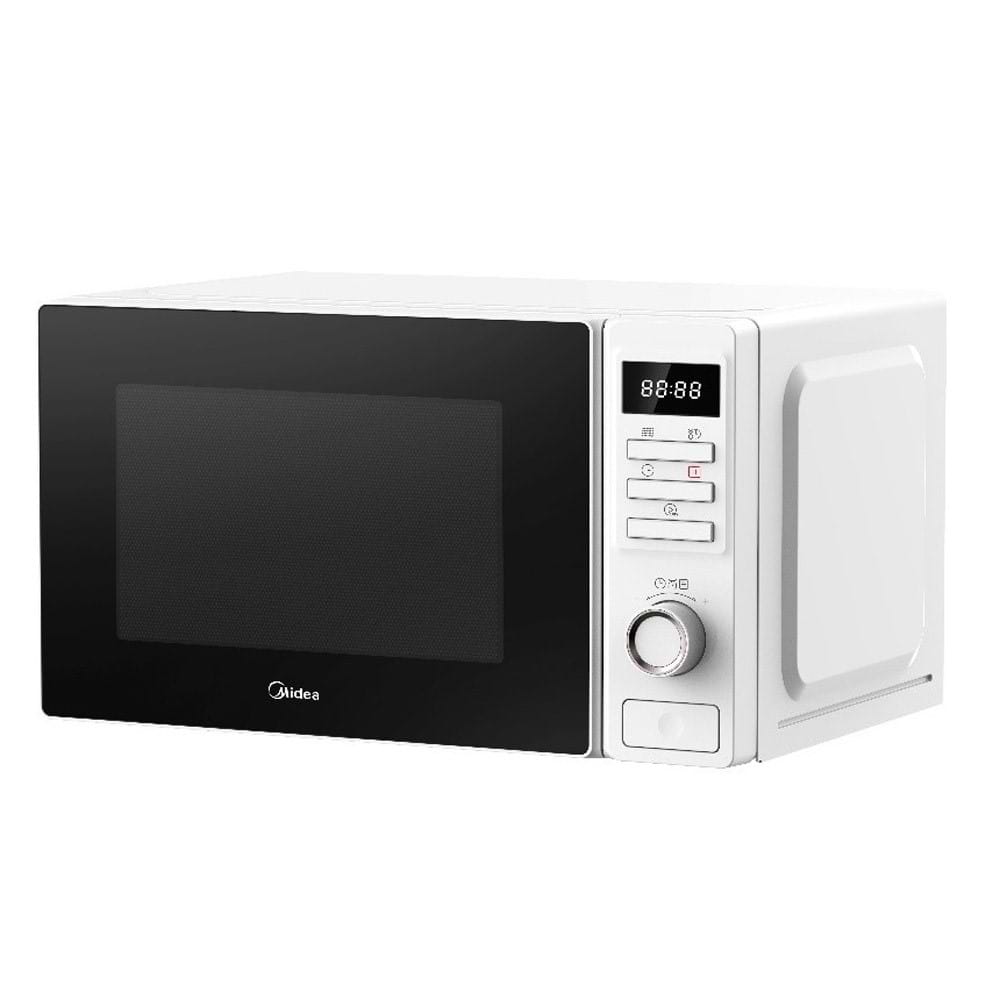 מיקרוגל דיגיטלי 20 ליטר לבן MIDEA  AM720C2AT - חמש שנים אחריות מלאות - המילטון יבואן רשמי
