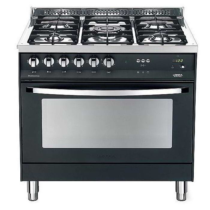 תנור משולב מקצועי 90 ס''מ LOFRA MTSNMG96MFT/CI COOL שחור פחם