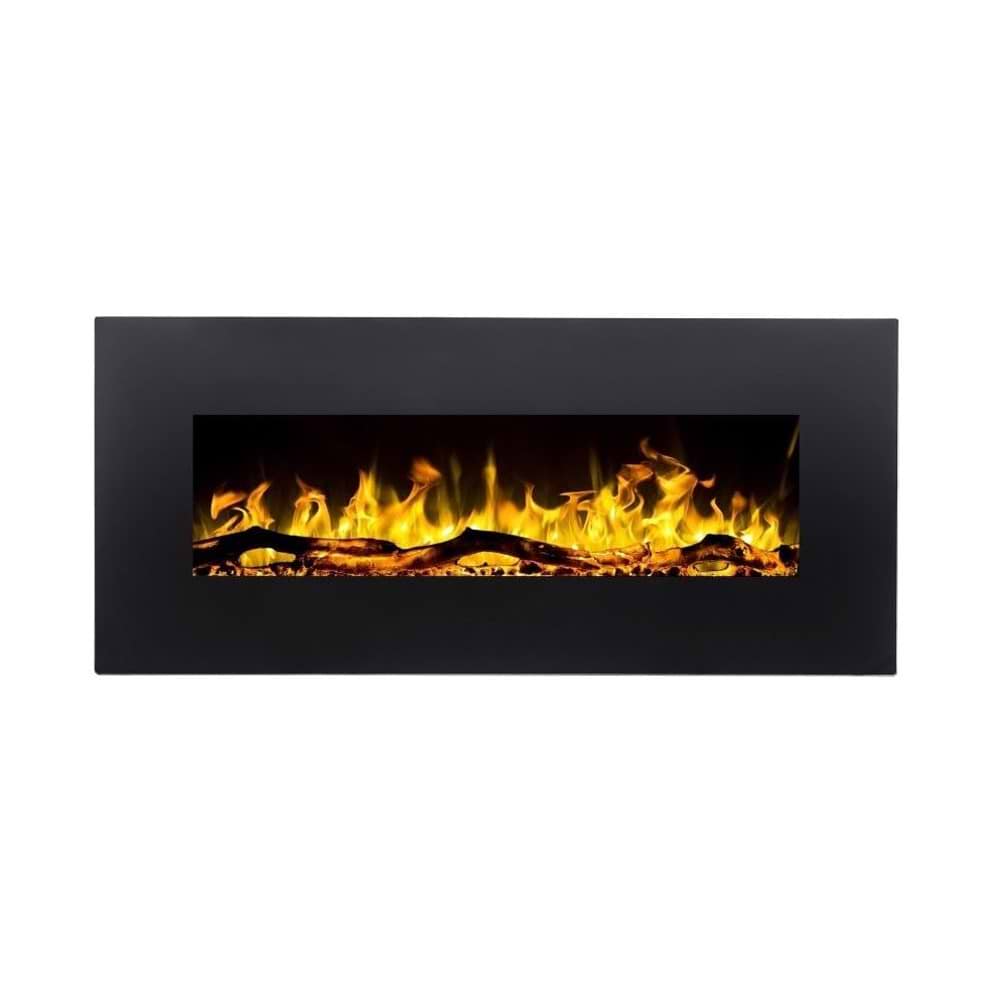 קמין חשמלי ALBION 60 צבע שחור (37073) AFLAMO