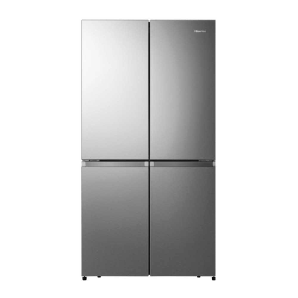 מקרר 4 דלתות מקפיא תחתון 606 ליטר נטו Hisense RQ72SK עם התקן שבת מובנה - גימור נירוסטה אחריות ע