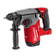 פטישון נטען  18V בראשלס דגם  M18 FH/2912-20 FUEL REDLITHIUO-ION עם בולם זעזועים Milwaukee - גוף בלבד