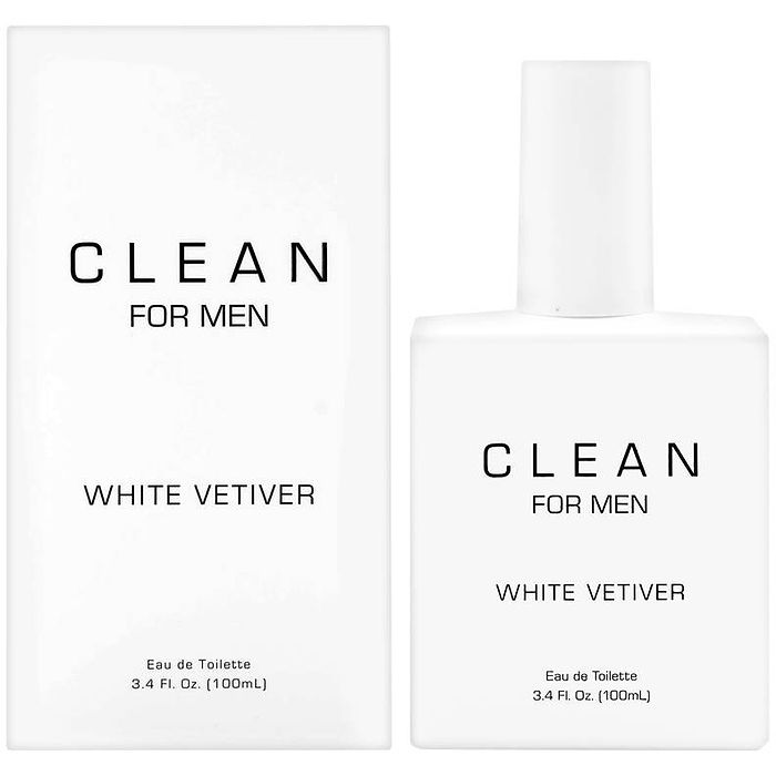 בושם לגבר Clean For Men White Vetiver E.D.T 100ml