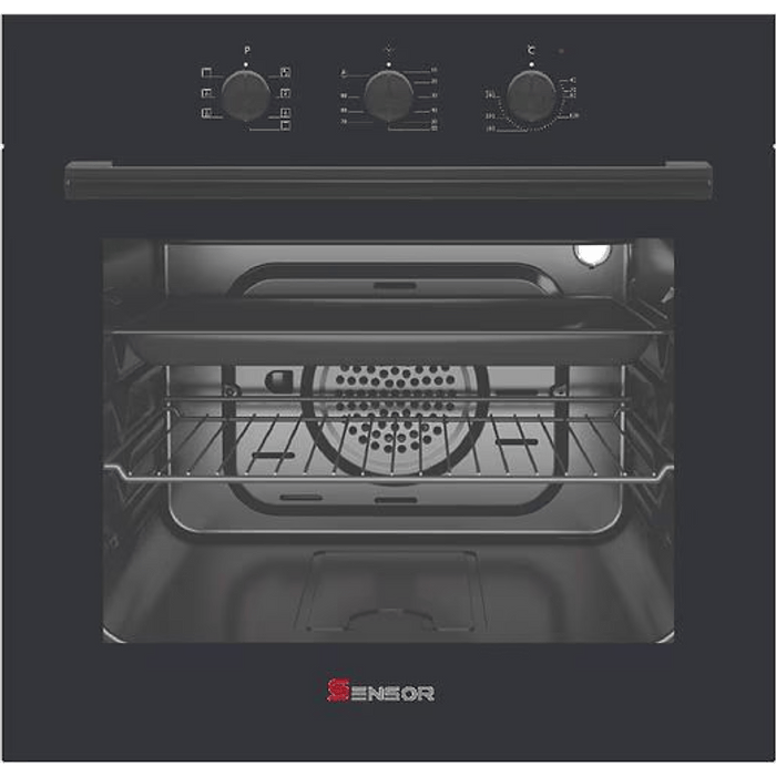 תנור בנוי SNCR6500BLK שחור SENSOR