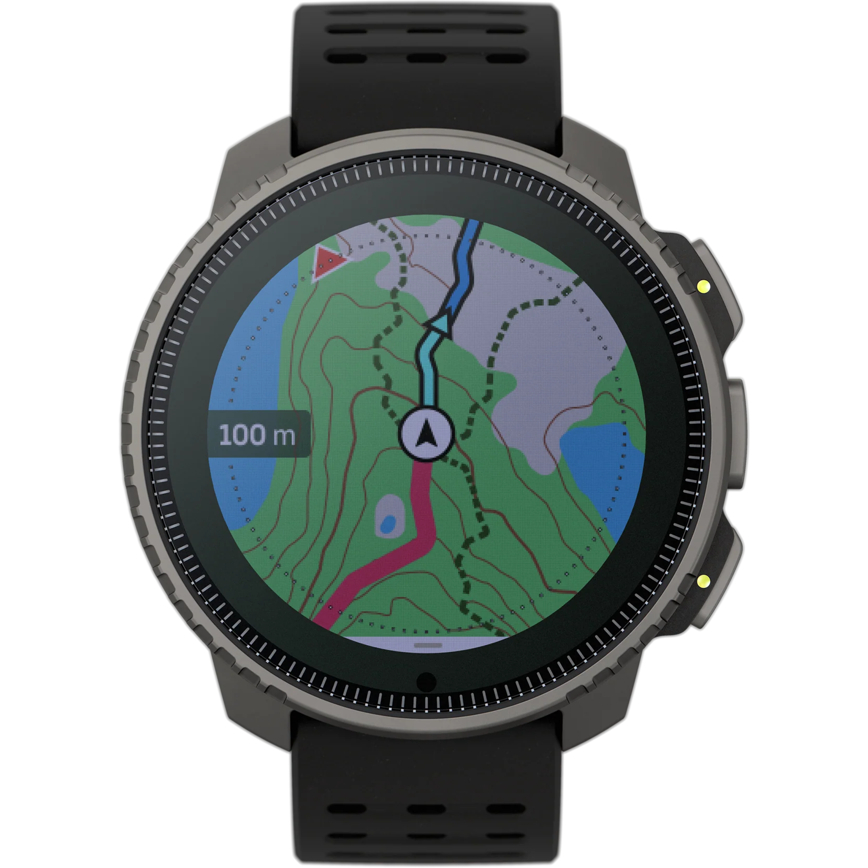 שעון ספורט חכם Suunto Vertical Titanium Solar 49mm - צבע שחור שנתיים אחריות ע