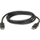 כבל DisplayPort באורך 3 מטר Aten 2L-7D03DP 4K - צבע שחור