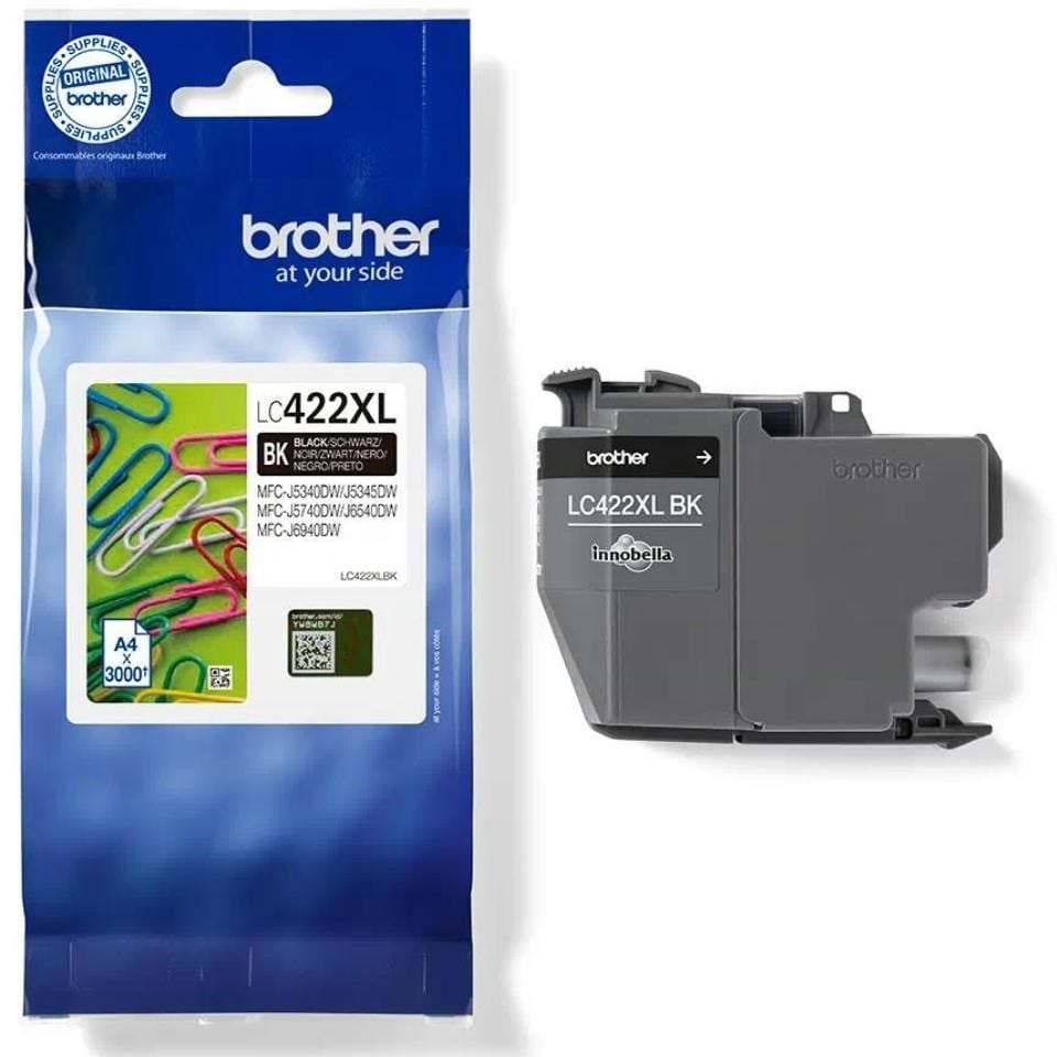 מיכל דיו Brother Lc422xlbk - צבע שחור