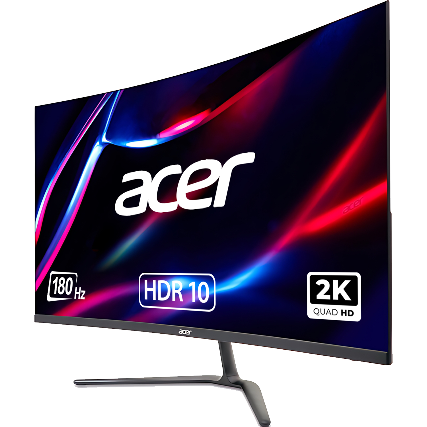 מסך מחשב גיימינג קעור 31.5'' Acer Nitro ED320QU S3 FreeSync VA WQHD 1ms 180Hz - צבע שחור שלוש שנות אחריות ע