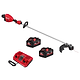 סט חרמש נטען  18V X2 פיול עם 2 סוללות 8AH ומטען מהיר Milwaukee 3006-22 / M18F2LT802
