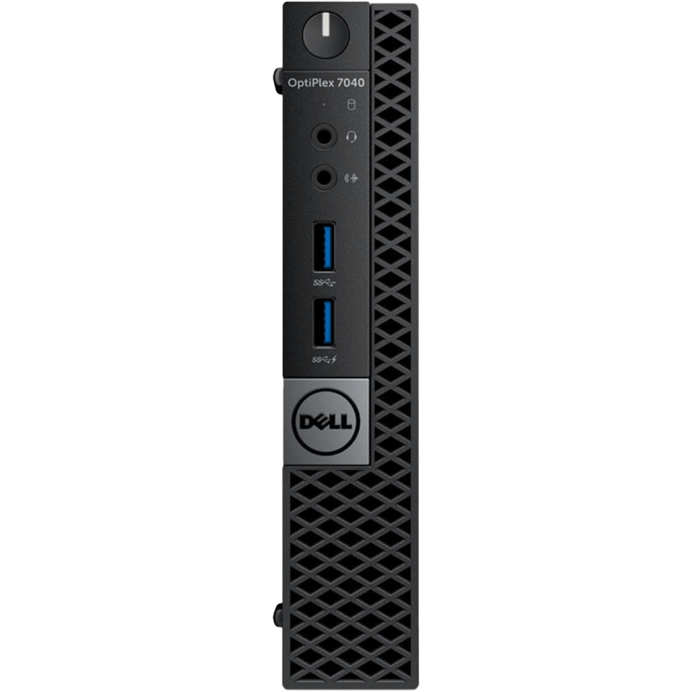 מחשב נייח מחודש Dell OptiPlex 7040 Mini Core i5-6500T 512GB SSD 16GB RAM Windows 11 Pro - צבע שחור שנה אחריות