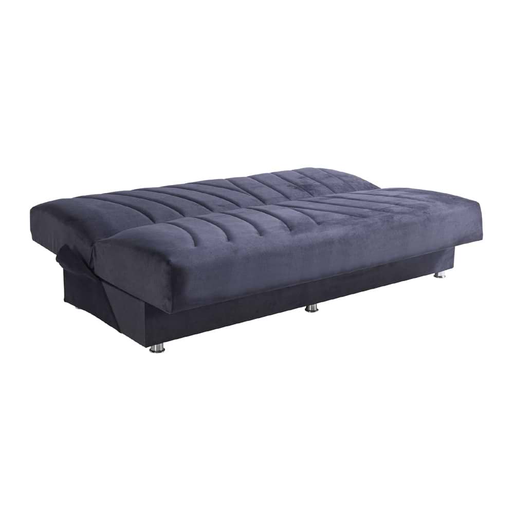ספה נפתחת למיטה דגם מגה עם ארגז מצעים גוון שחור HOME DECOR