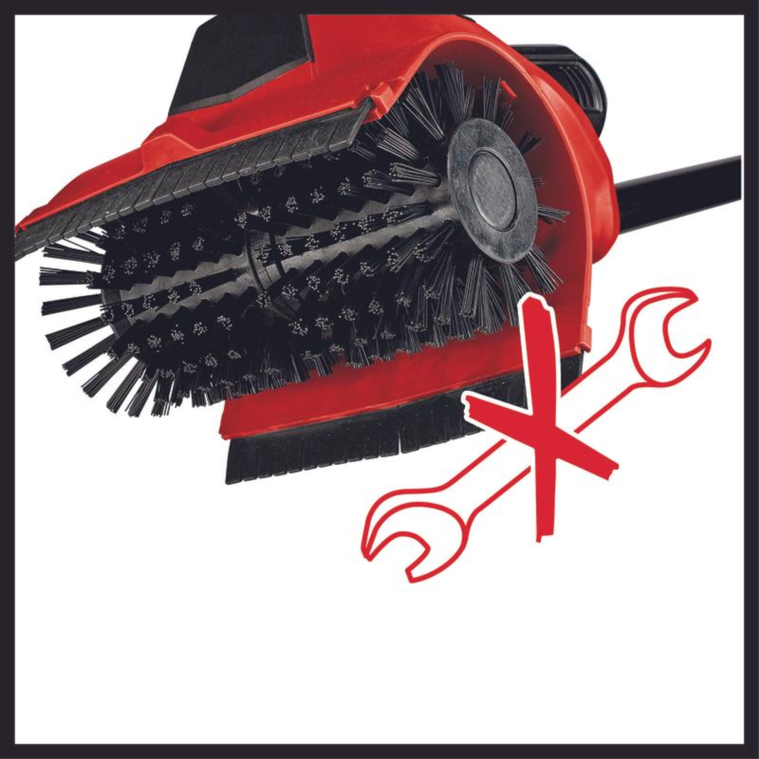  מסרק/מטאטא רב תכליתי נטען 18V דגם PICOBELLA לסירוק וניקוי דשא סינטטי ומשטחי חוץ Einhell - גוף בלבד