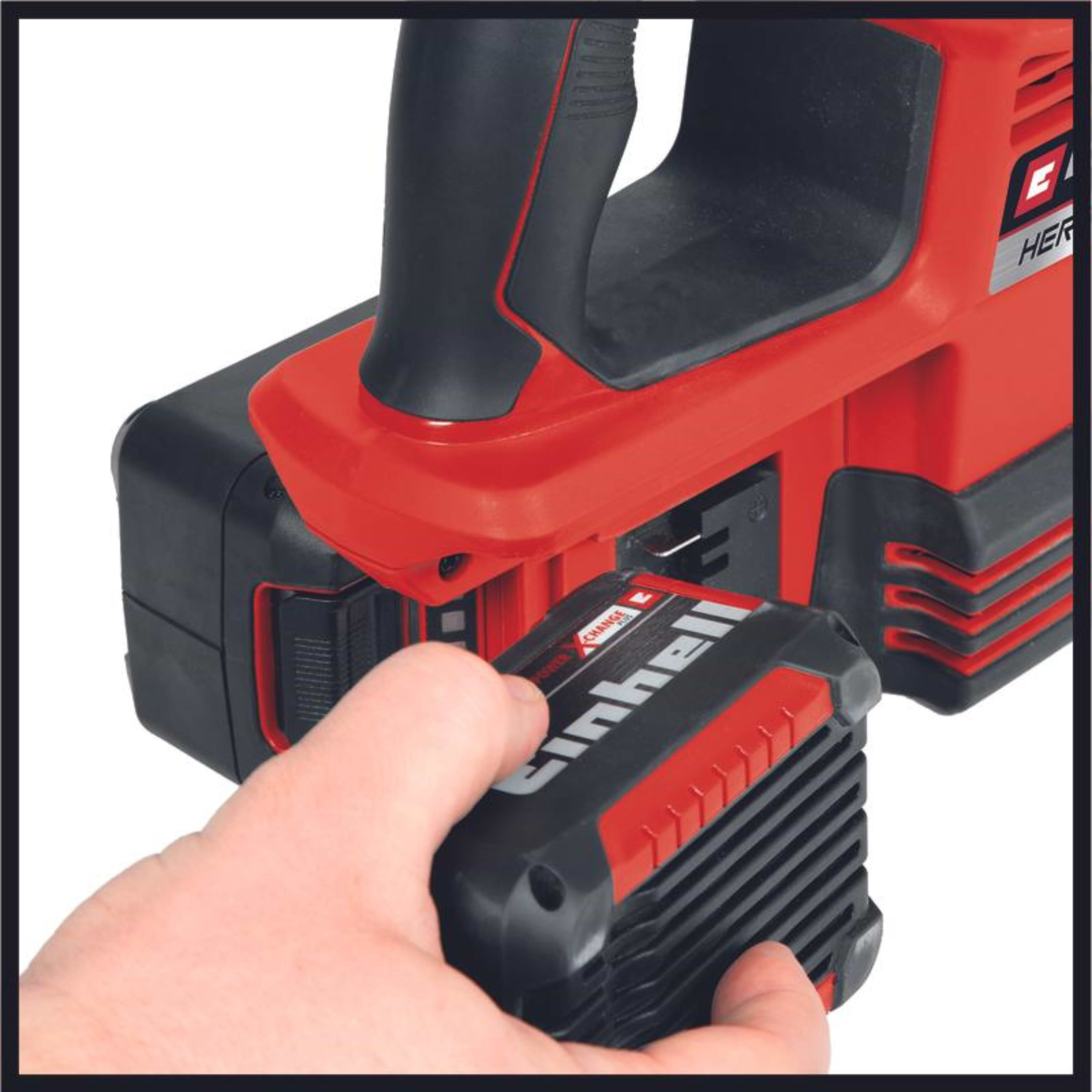 פטישון 36V בראשלס + 2 סוללות 2.5Ah + מטען HEROCCO 36/28 KIT 2.5Ahx2 Einhell
