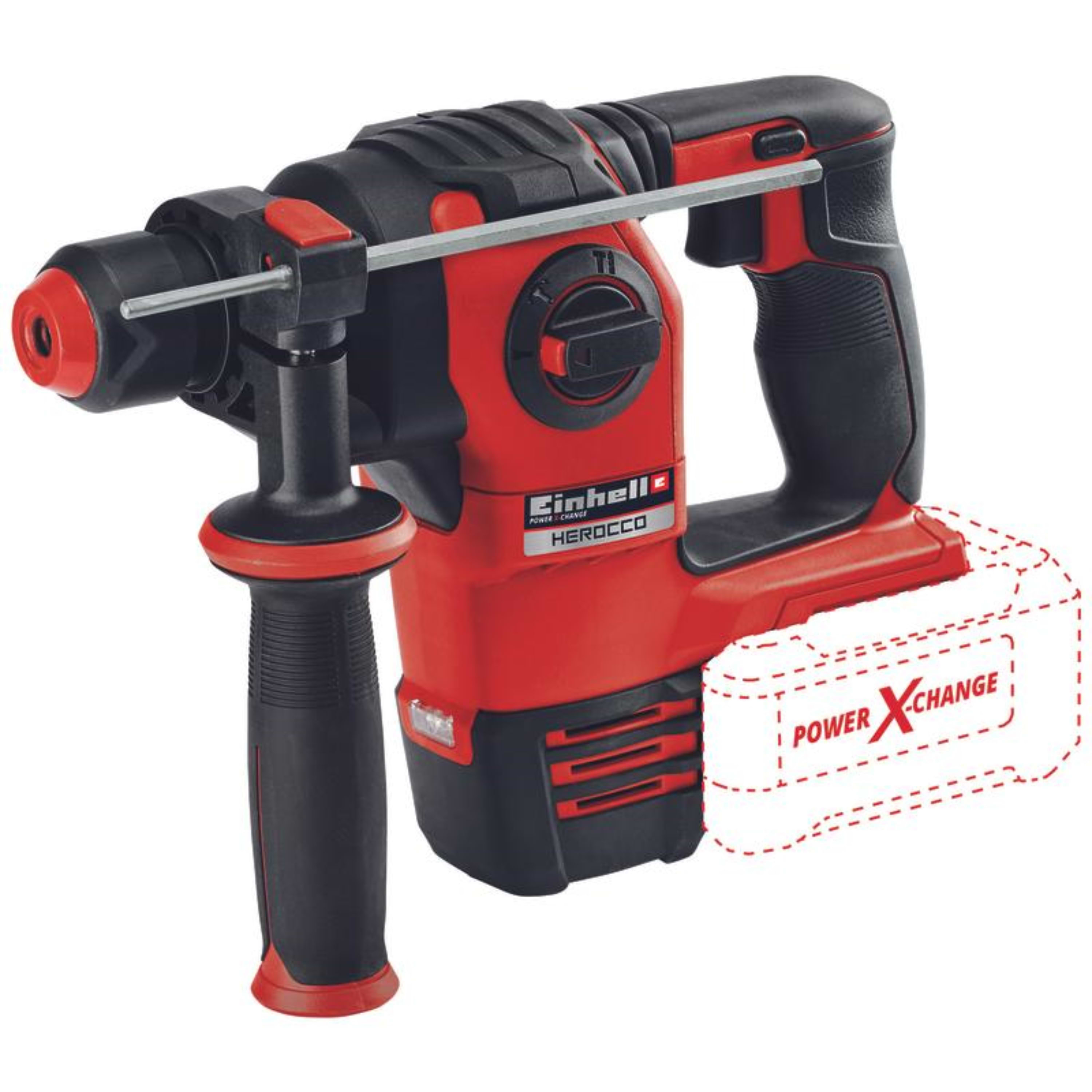 פטישון מנוע בראשלס 18V + סוללה 2.5Ah ומטען HEROCCO KIT 2.5Ah Einhell