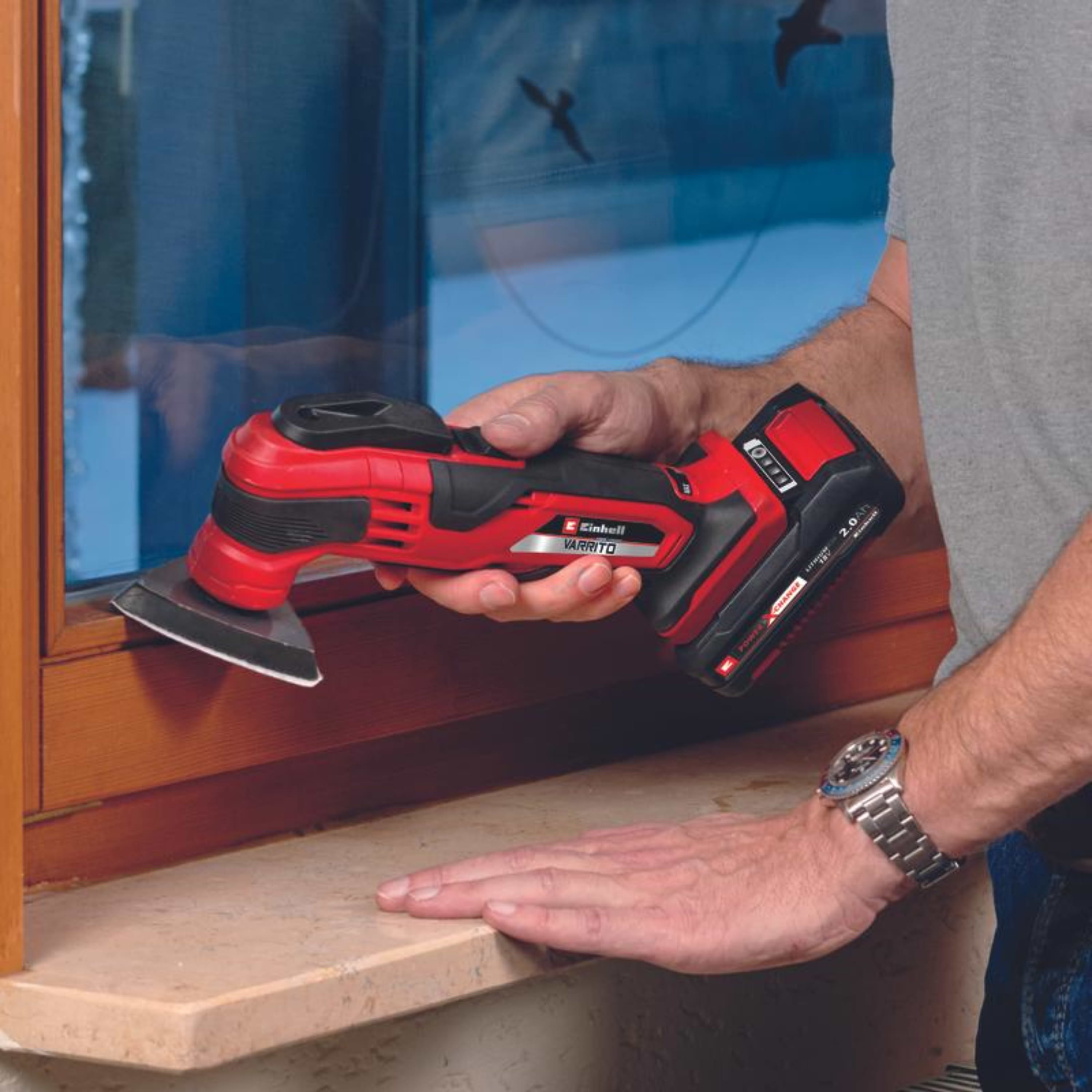 מולטיטול נטען 18V + סוללה 2.5Ah ומטען VARRITO KIT 2.5Ah Einhell