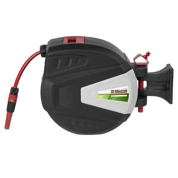 צינור גלגלת 1/2'' פרימיום אוטומטי 30 מטר עם מנגנון אלומיניום איכותי KRTGR6717 KREATOR