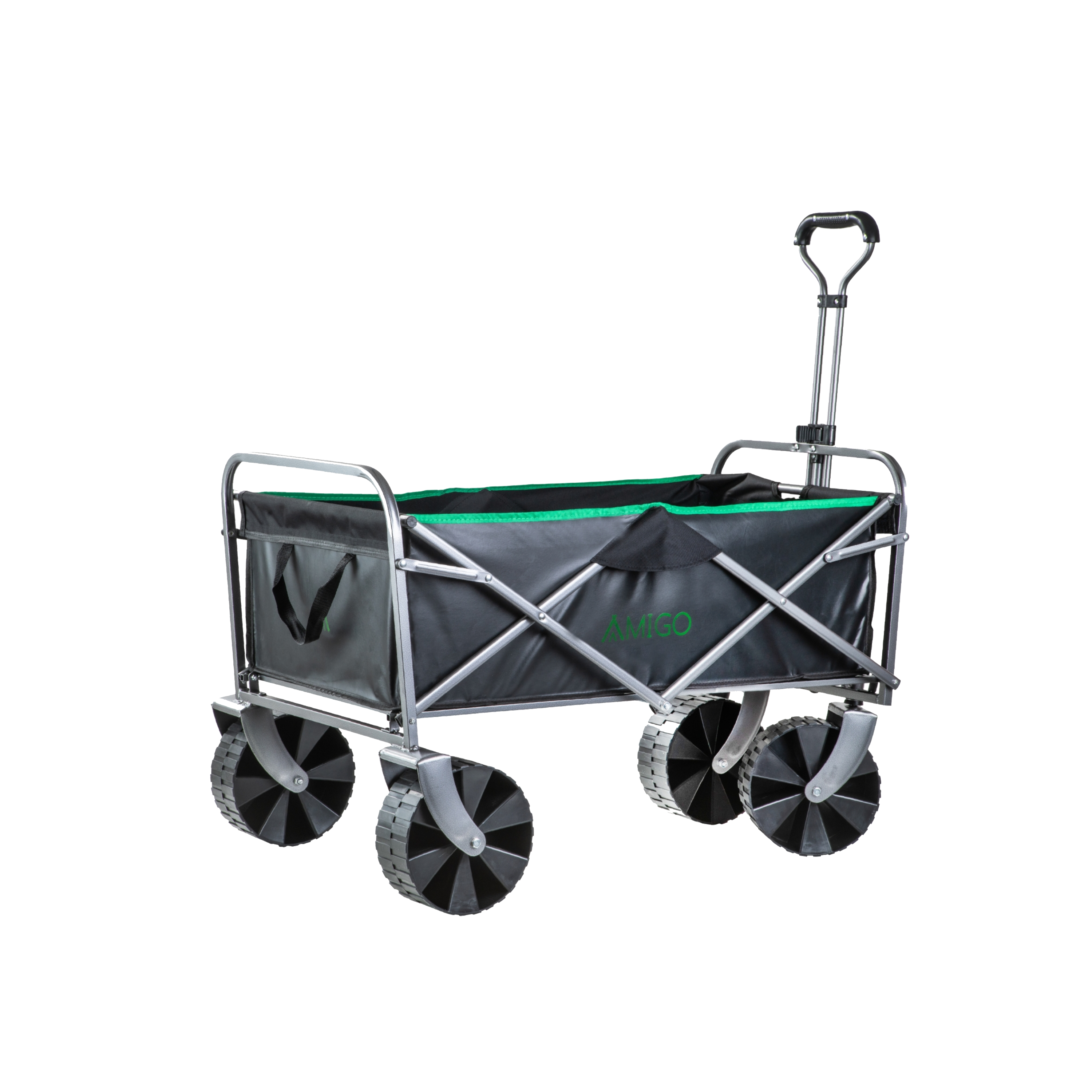 סט קמפינג אוהל RAPID CABIN ל-6 אנשים ועגלת שטח Wide Glide Amigo GoNature