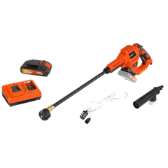 מארז PKIT80620 הכולל מכשיר שטיפה בלחץ 20V + סוללה 2.0Ah + מטען מהיר POWERPLUS