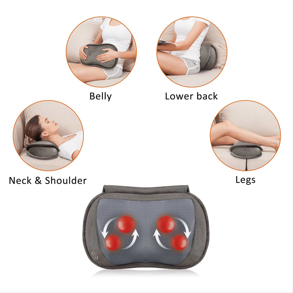 כרית עיסוי שיאצו מדיקס קאר דגם MEDICS CARE MC-9601