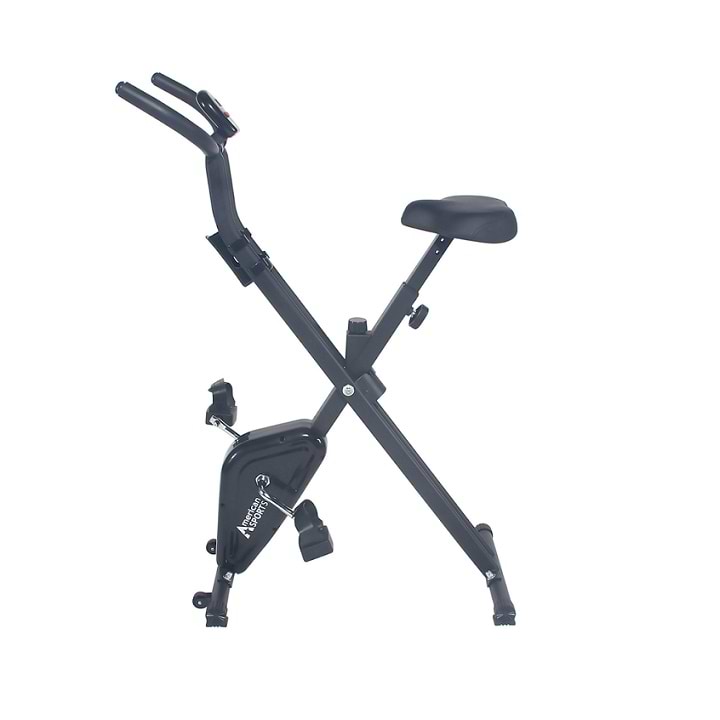 אופני כושר מתקפלים X-BIKE AMERICAN SPORTS - צבע שחור 