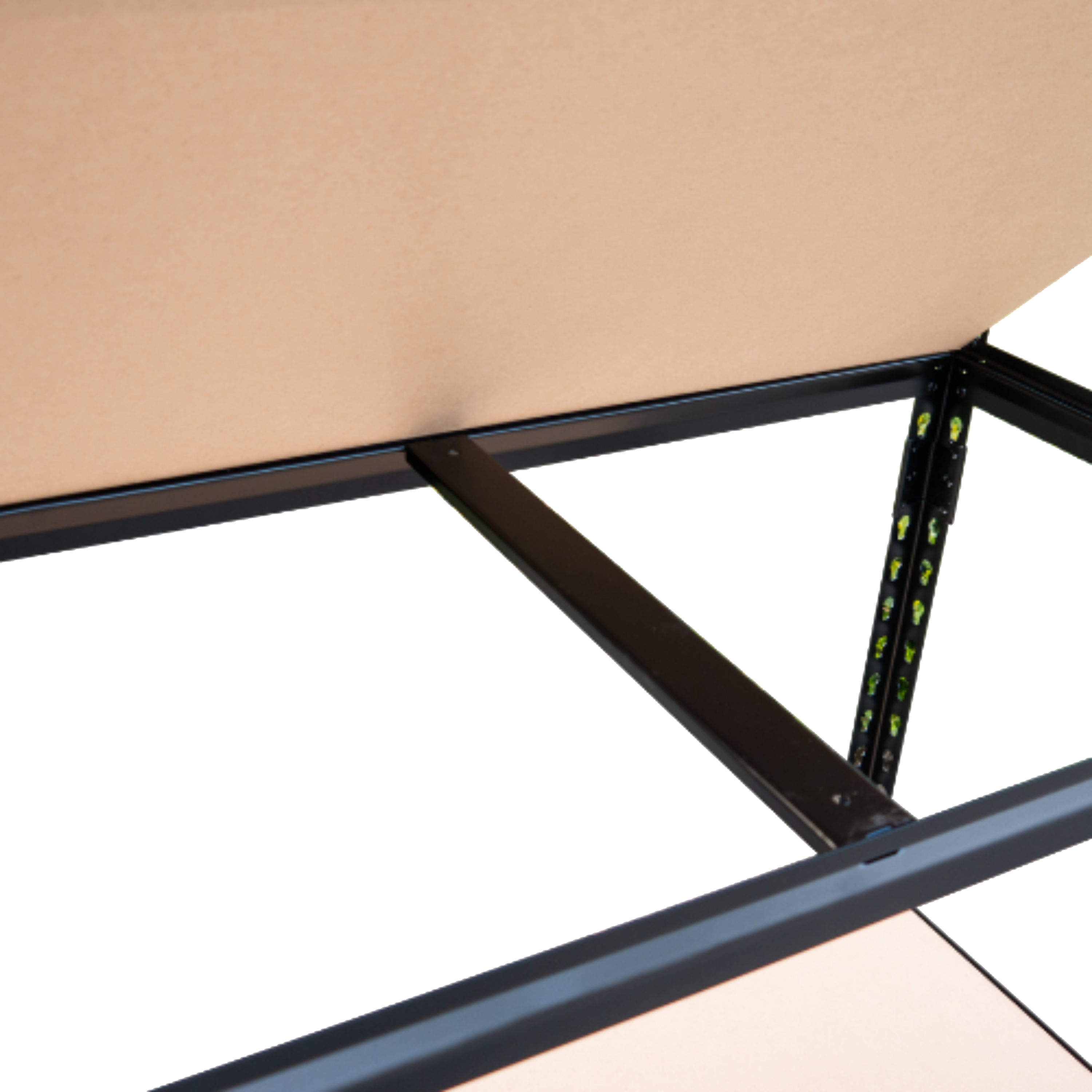 כוננית מתכת 4 מדפי ניטים Garden Top