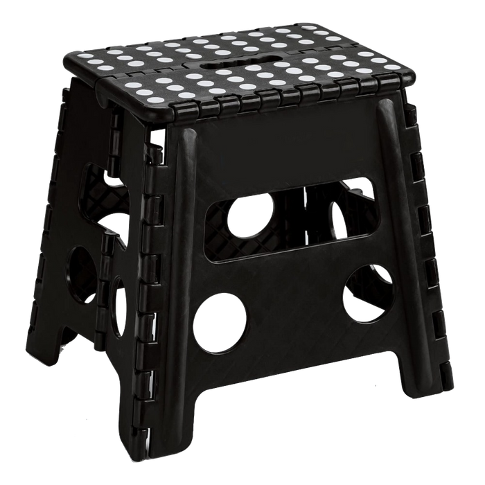 שרפרף מתקפל 39 ס''מ HomeSet - צבע שחור