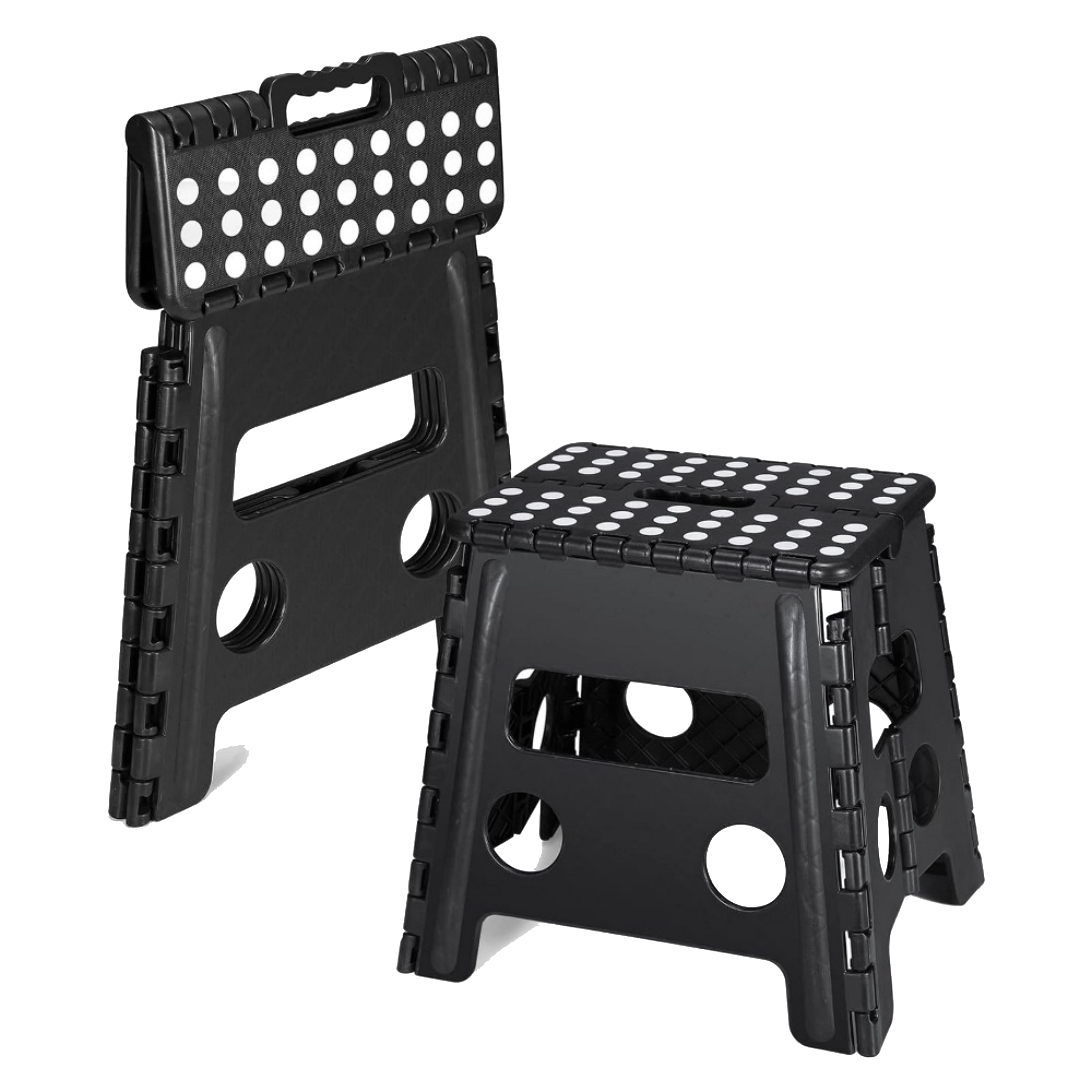 שרפרף מתקפל 39 ס''מ HomeSet - צבע שחור