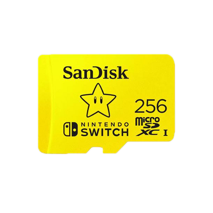  כרטיס זיכרון לנינטנדו סוויץ' SanDisk microSDXC 256GB 100MB/s Read 90MB/s Write V30 U3 C10 A1 UHS-1 - אחריות לכל החיים עי היבואן הרשמי
