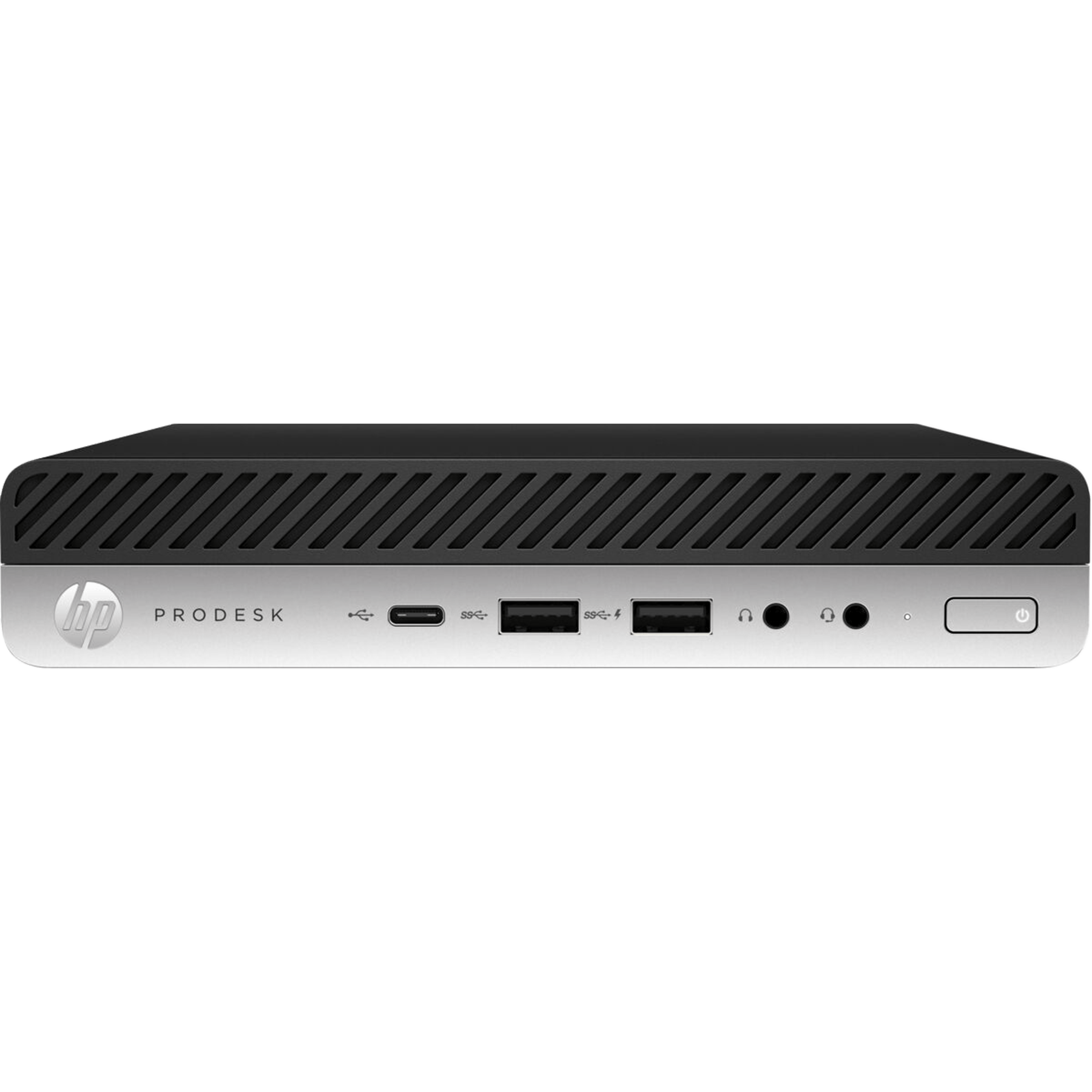 מחשב נייח מחודש HP ProDesk 600 G3 Mini Core i7-7700T 256GB SSD 8GB RAM Windows 11 Pro - צבע שחור וכסוף שנה אחריות