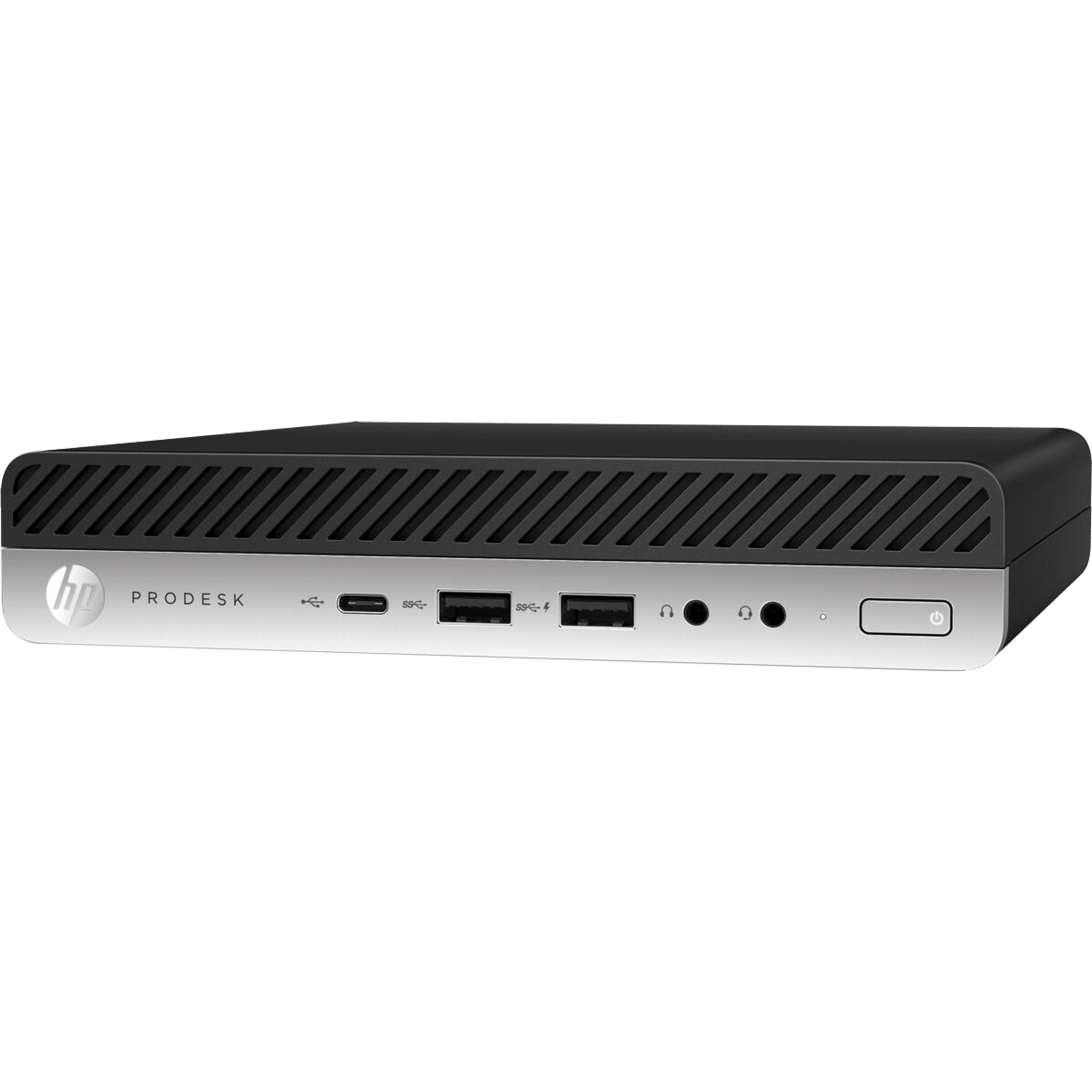 מחשב נייח מחודש HP ProDesk 600 G3 Mini Core i7-7700T 256GB SSD 8GB RAM Windows 11 Pro - צבע שחור וכסוף שנה אחריות