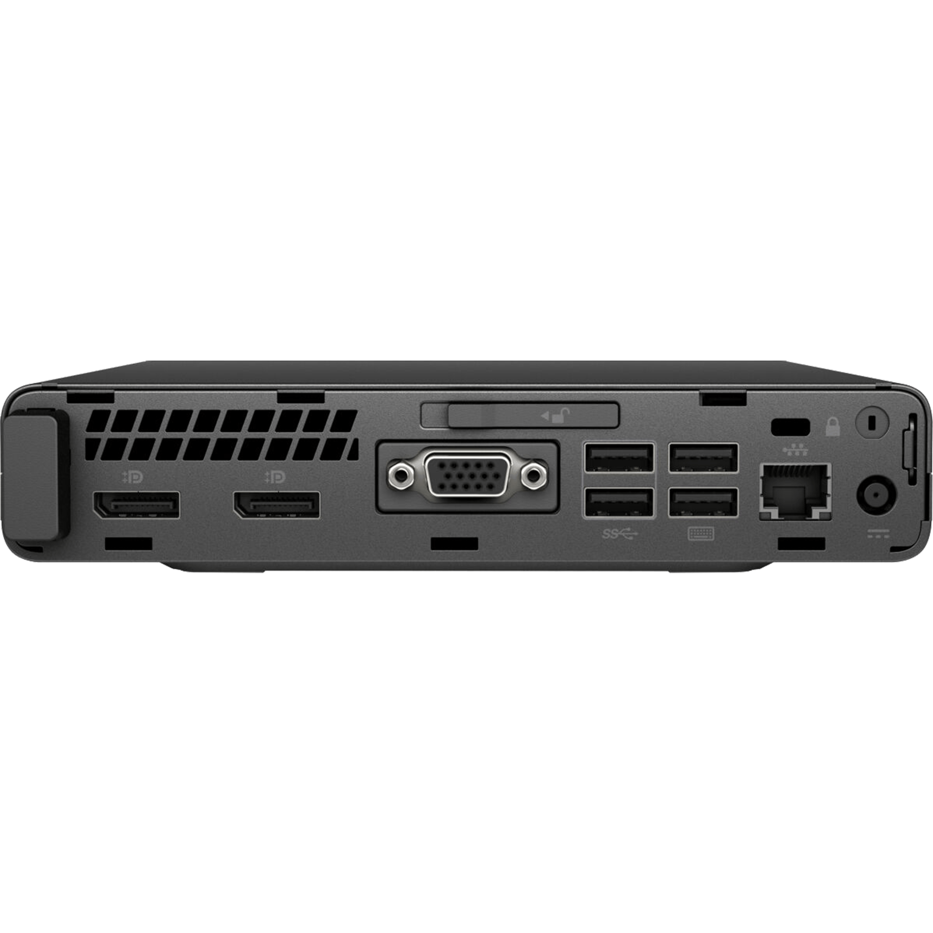 מחשב נייח מחודש HP ProDesk 600 G3 Mini Core i7-7700T 256GB SSD 8GB RAM Windows 11 Pro - צבע שחור וכסוף שנה אחריות