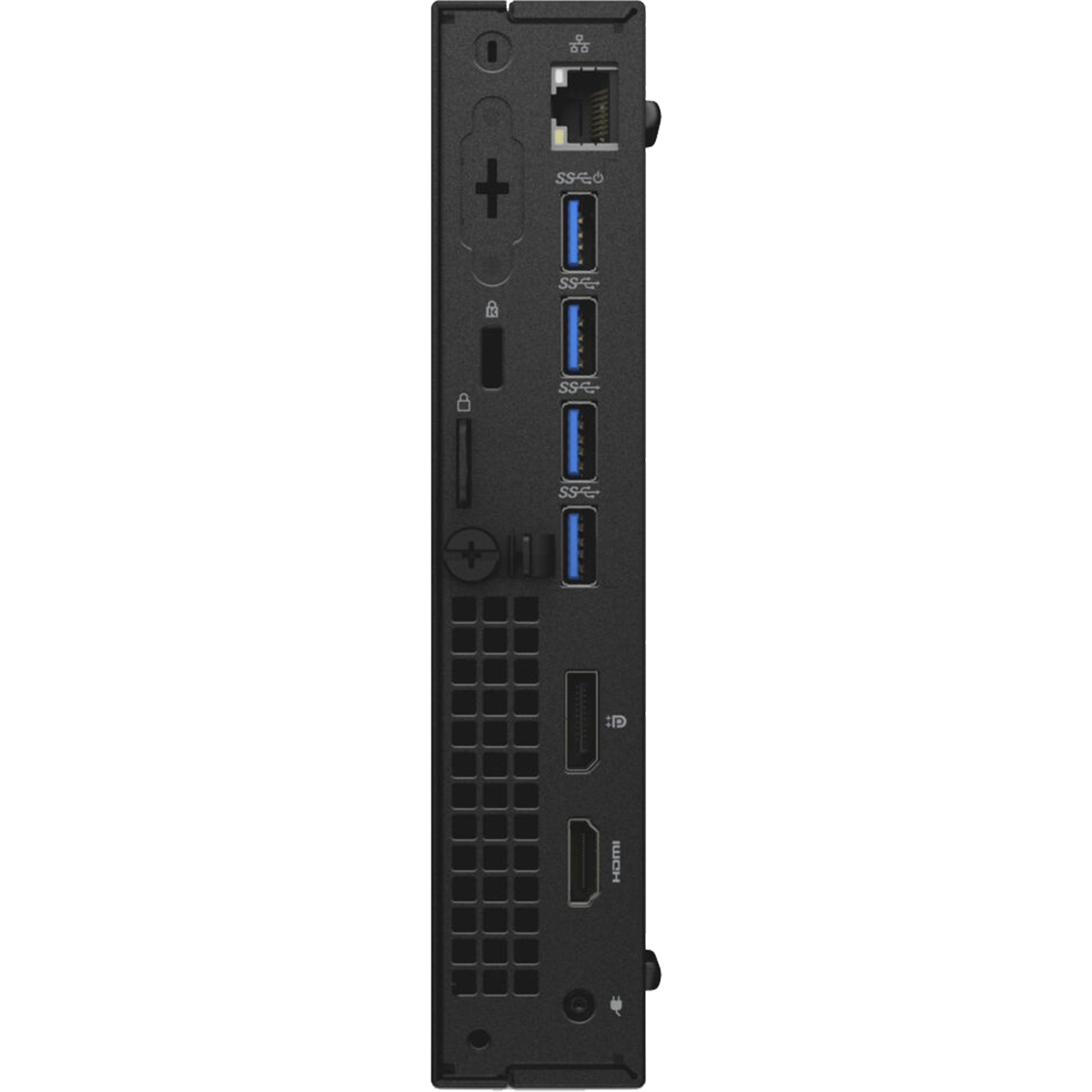 מחשב נייח מחודש Dell OptiPlex 7050 Mini Core i5-7500T 256GB SSD 8GB RAM Windows 11 Pro - צבע שחור שנה אחריות