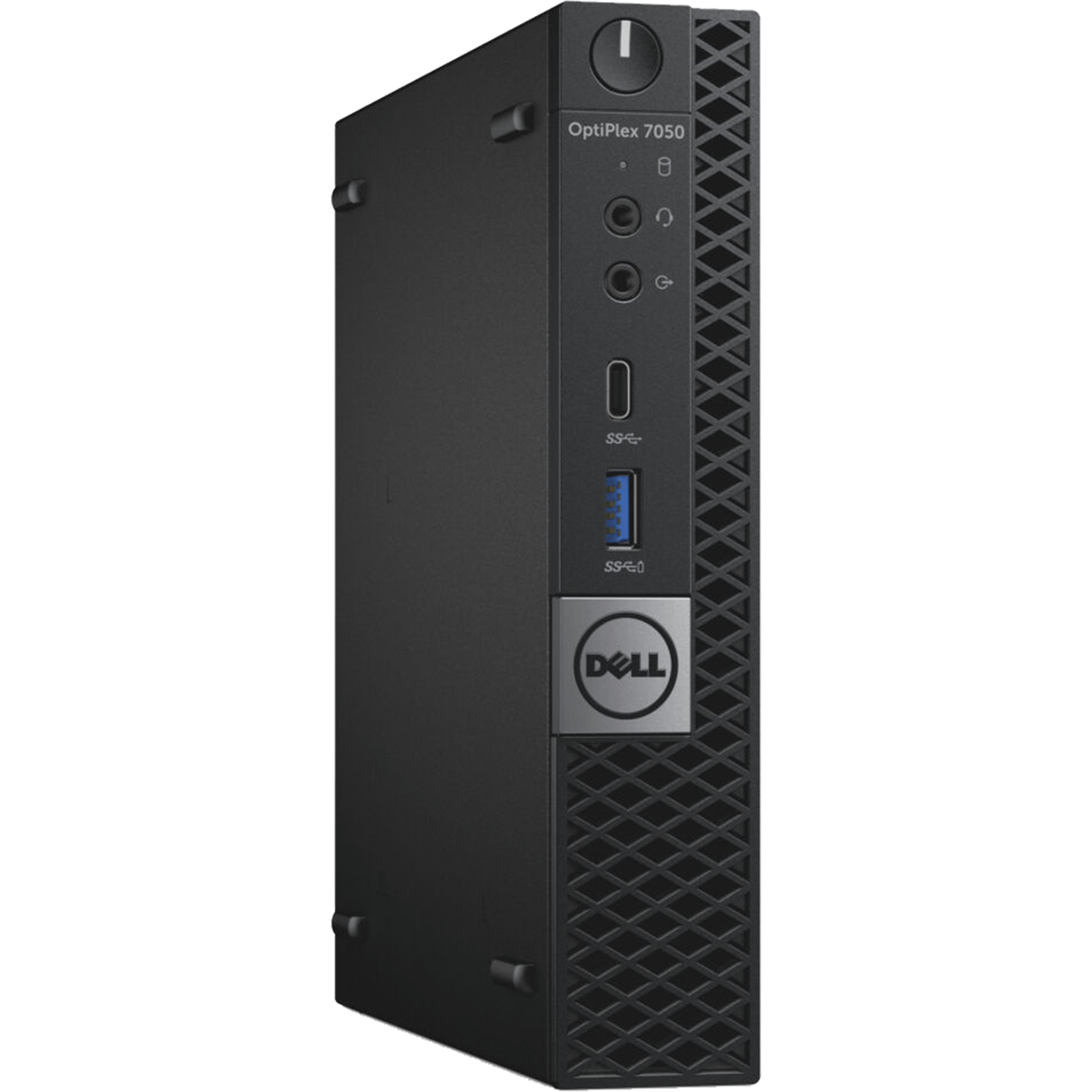 מחשב נייח מחודש Dell OptiPlex 7050 Mini Core i5-7500T 256GB SSD 8GB RAM Windows 11 Pro - צבע שחור שנה אחריות