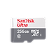 כרטיס זיכרון SanDisk Ultra microSDHC 256GB 100MB/s Class 10 - חמש שנות אחריות ע