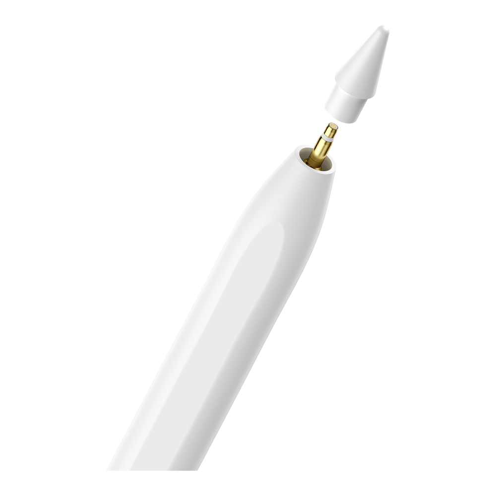 עט סטיילוס Baseus Smooth Writing 2 USB-C Active Version לטאבלט Apple - צבע לבן שנה אחריות ע