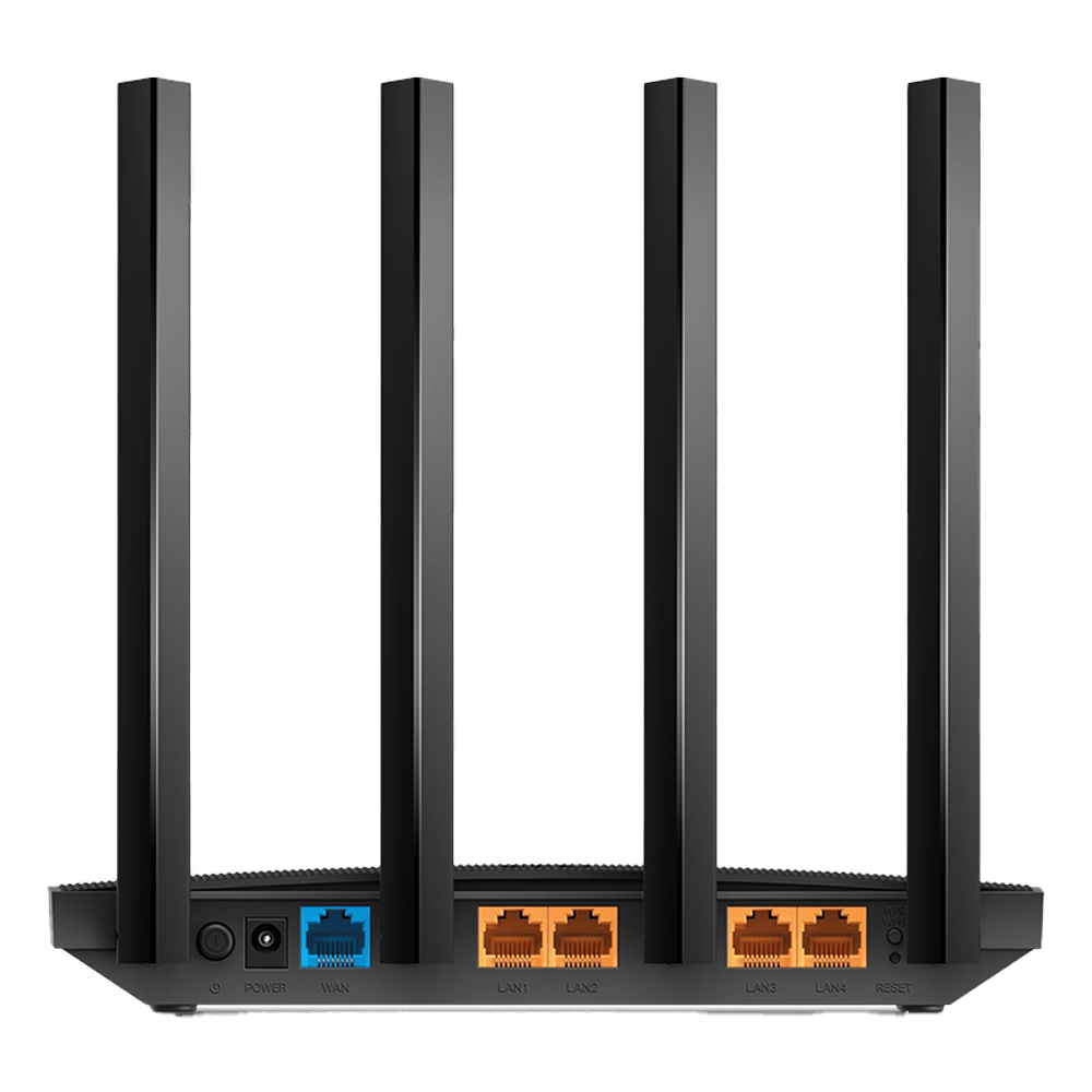 ראוטר TP-Link Archer C80 AC1900 Wireless MU-MIMO WiFi 5 - צבע שחור שלוש שנות אחריות ע
