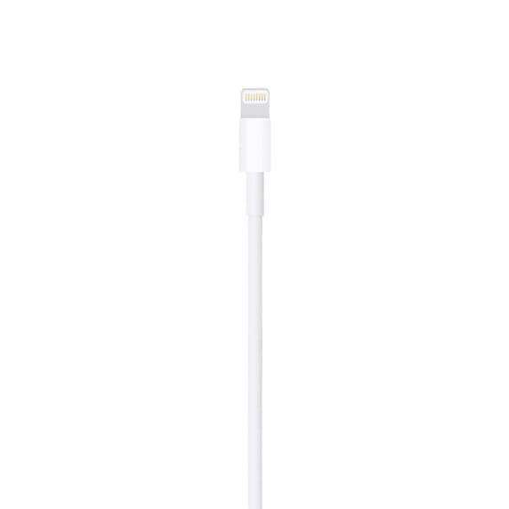 כבל טעינה וסנכרון Apple Lightning to USB Cable באורך 2 מטר - צבע לבן שנה אחריות ע