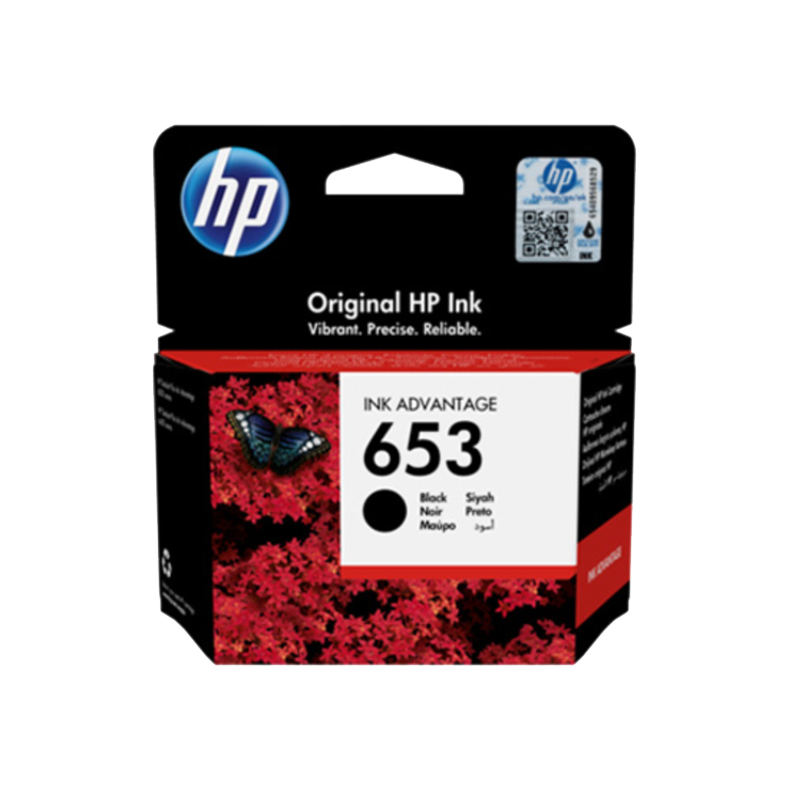 ראש דיו שחור סדרה 3YM75AE 653 למדפסת דגם HP DeskJet 6400