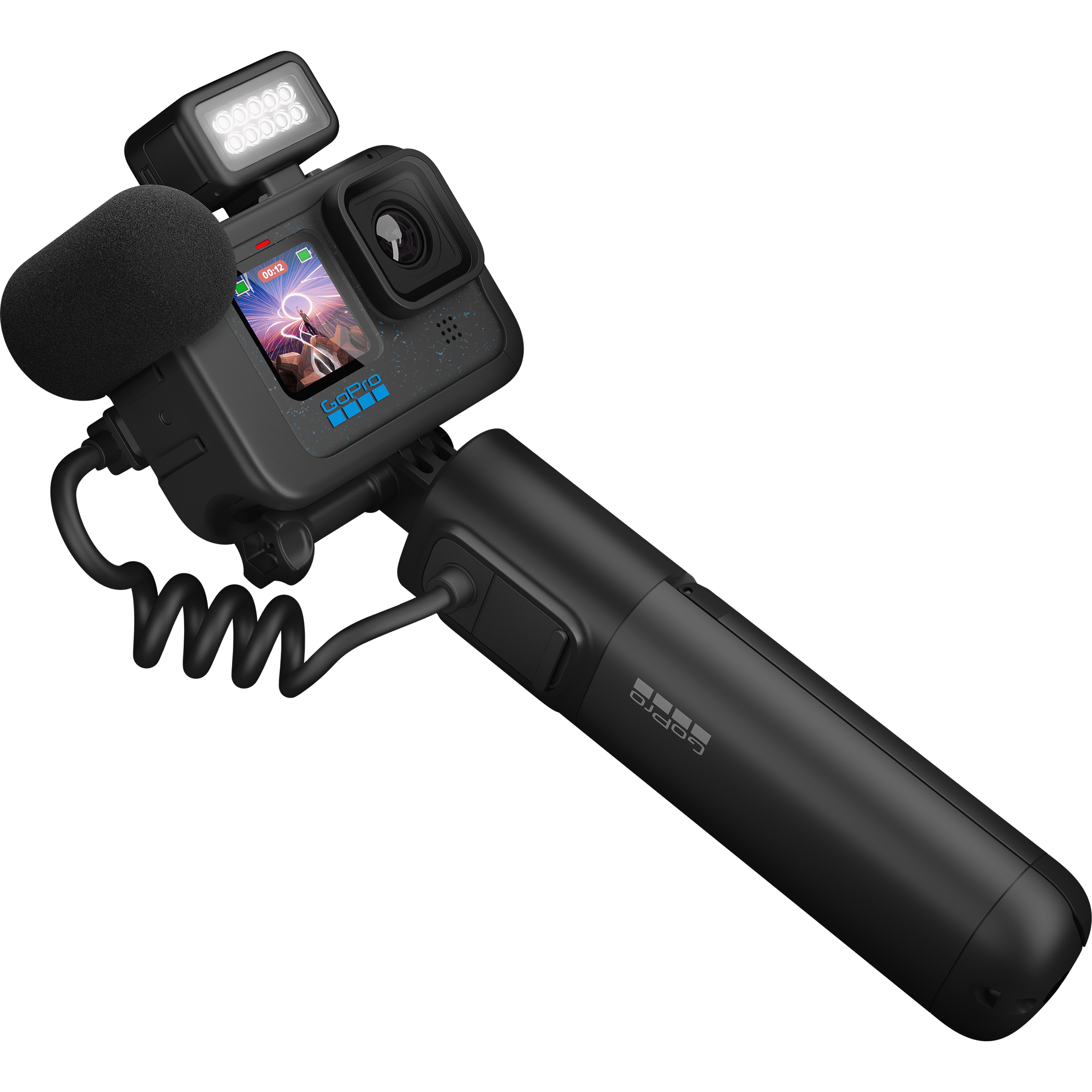 מצלמת אקסטרים GoPro Hero 12 Black Creator Edition - צבע שחור שנתיים אחריות ע