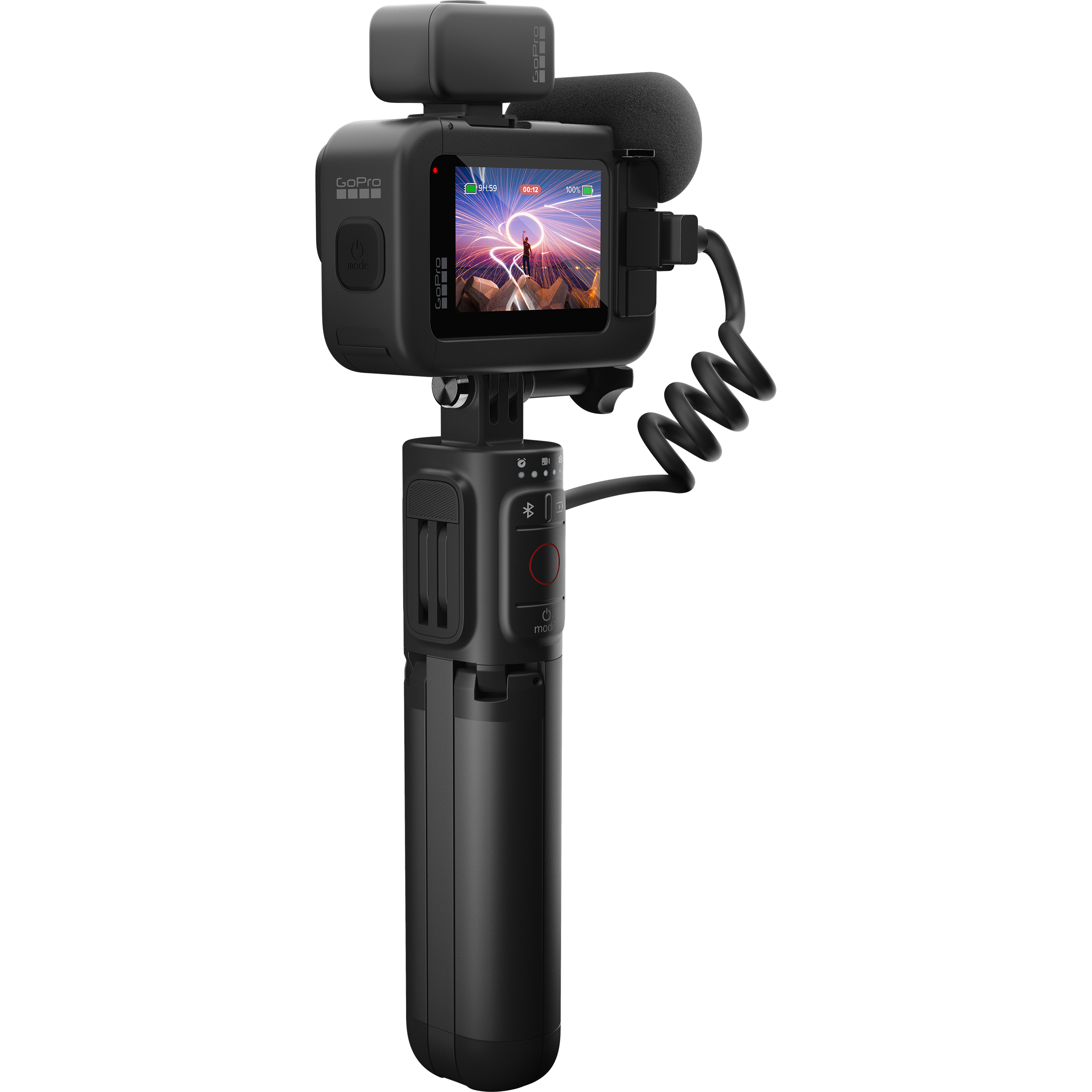 מצלמת אקסטרים GoPro Hero 12 Black Creator Edition - צבע שחור שנתיים אחריות ע