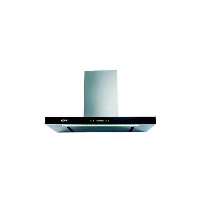 קולט אדים זכוכית Ly Vent LV-F-515 - רוחב 90 ס"מ שחור 